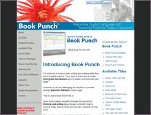 Tablet Screenshot of bookpunch.com